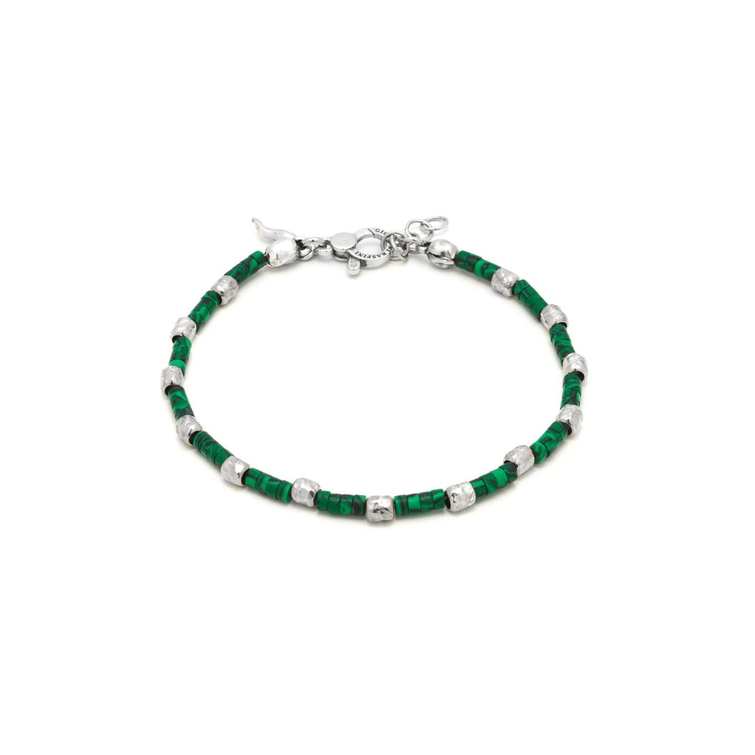 Raspini - Bracciale Tango Malachite Cm 20
