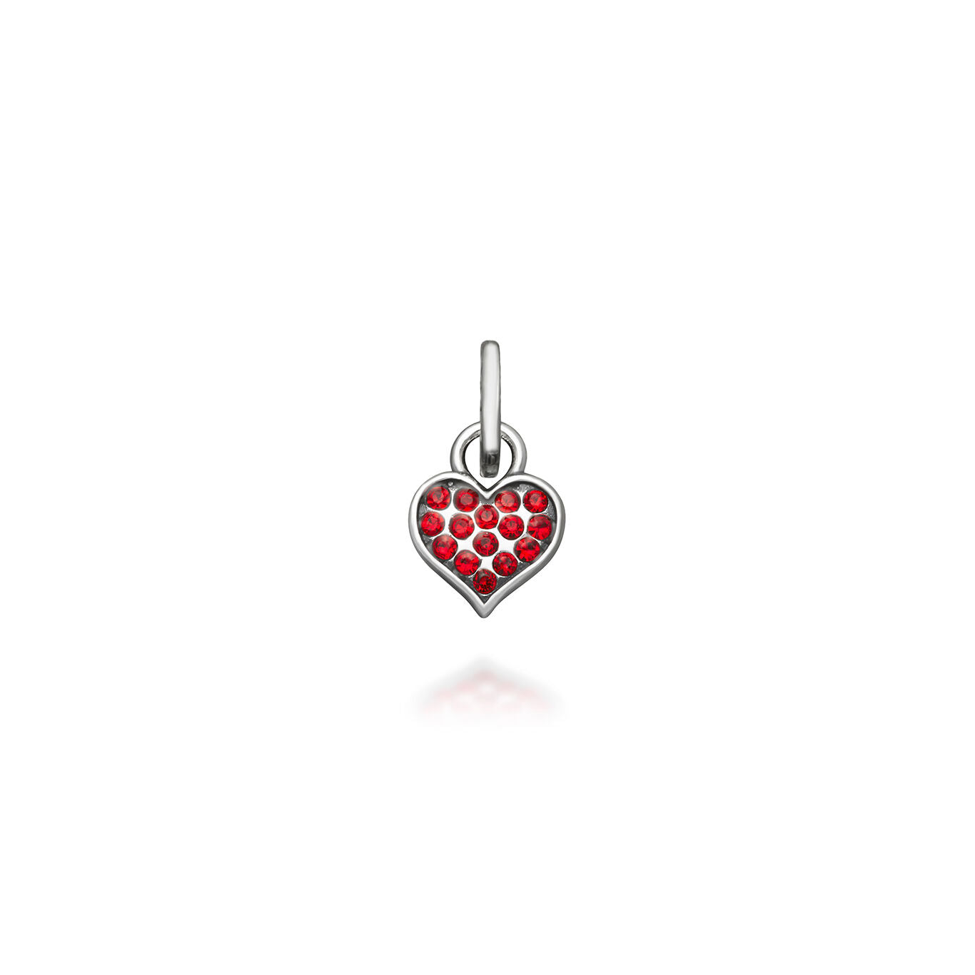 Raspini - Mini Charm Cuore Crystal Rosso