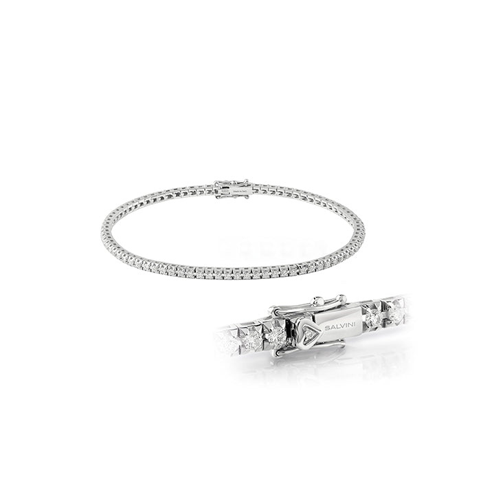 Salvini - Bracciale tennis bianco