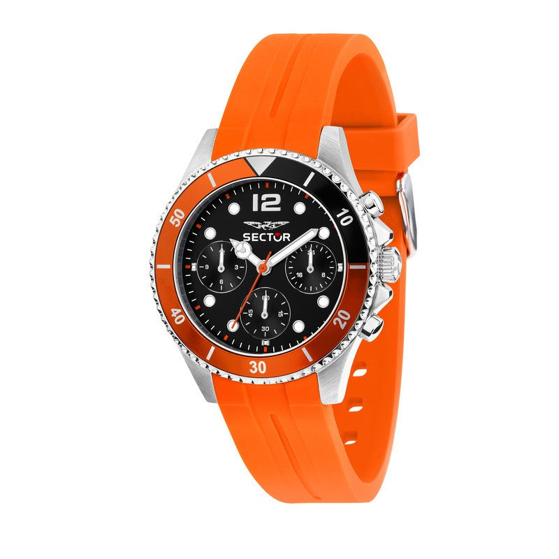 Sector - 230 39mm Mult Black Dial Orange Sil st