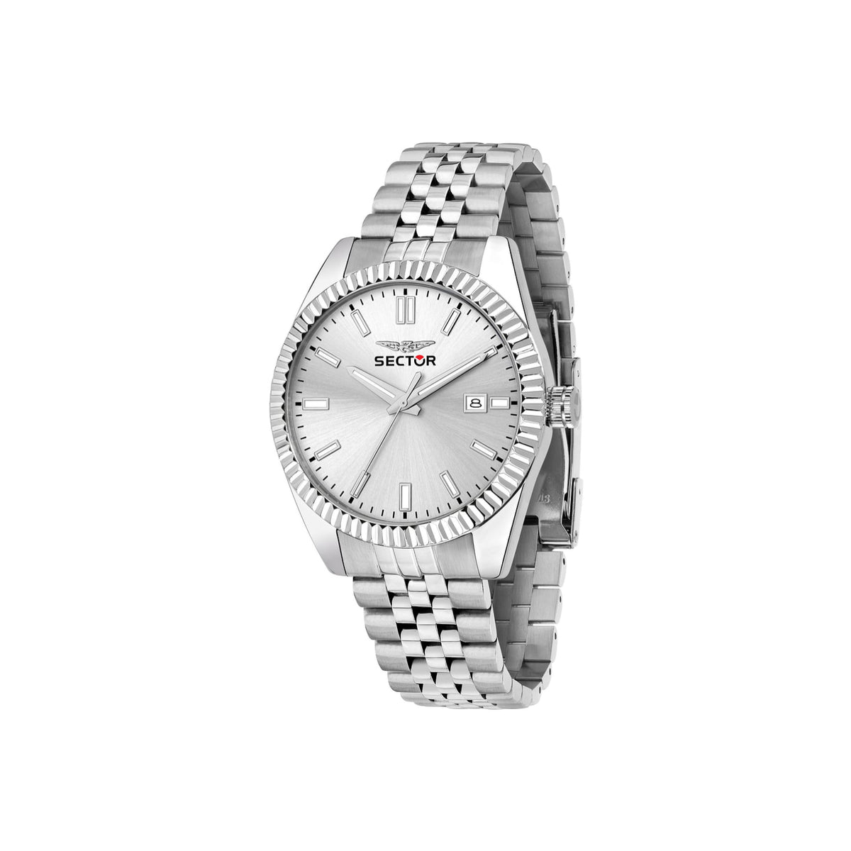 Sector - 240 41mm White Silver Dial