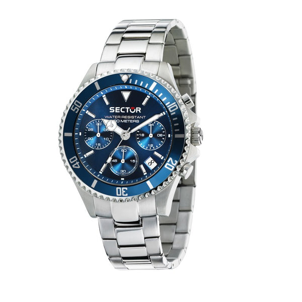 Sector - 230 43mm Chr Blue Dial Br ss
