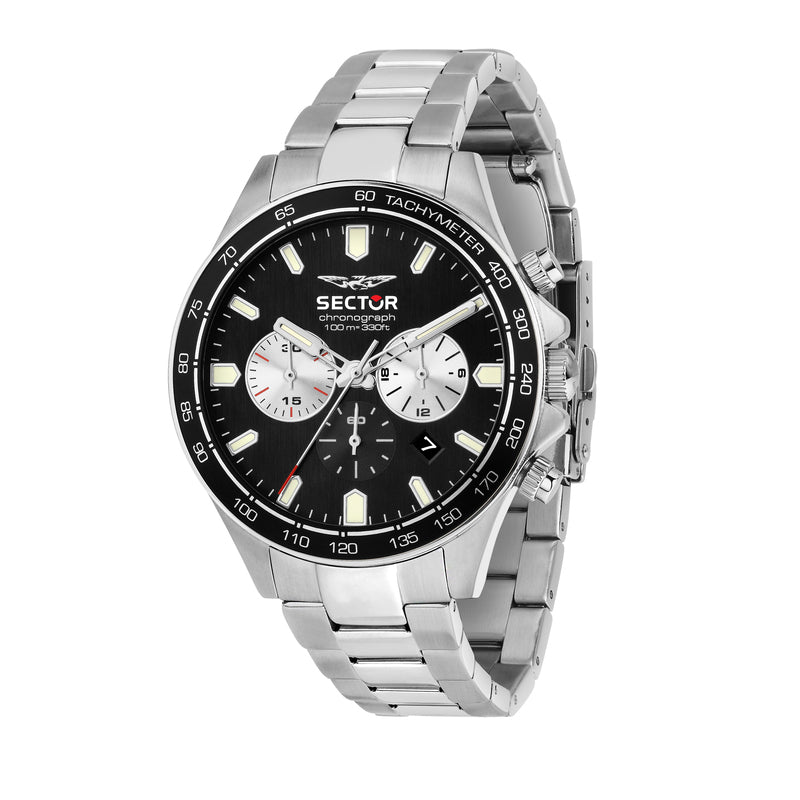 Sector - 230 43mm Black Dial