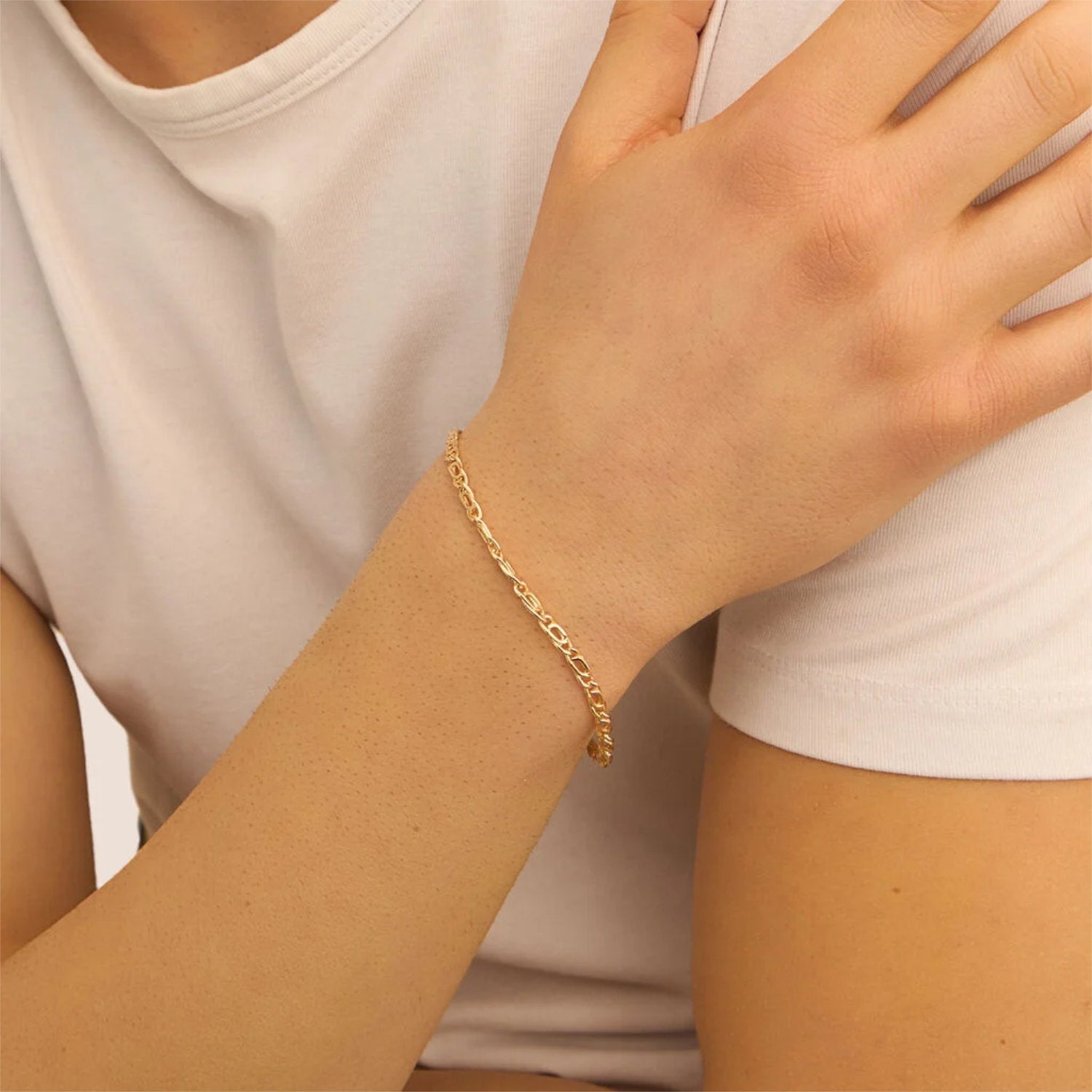 Stroili - Bracciale Catena Occhio Di Pernice L'homme Or Oro Giallo