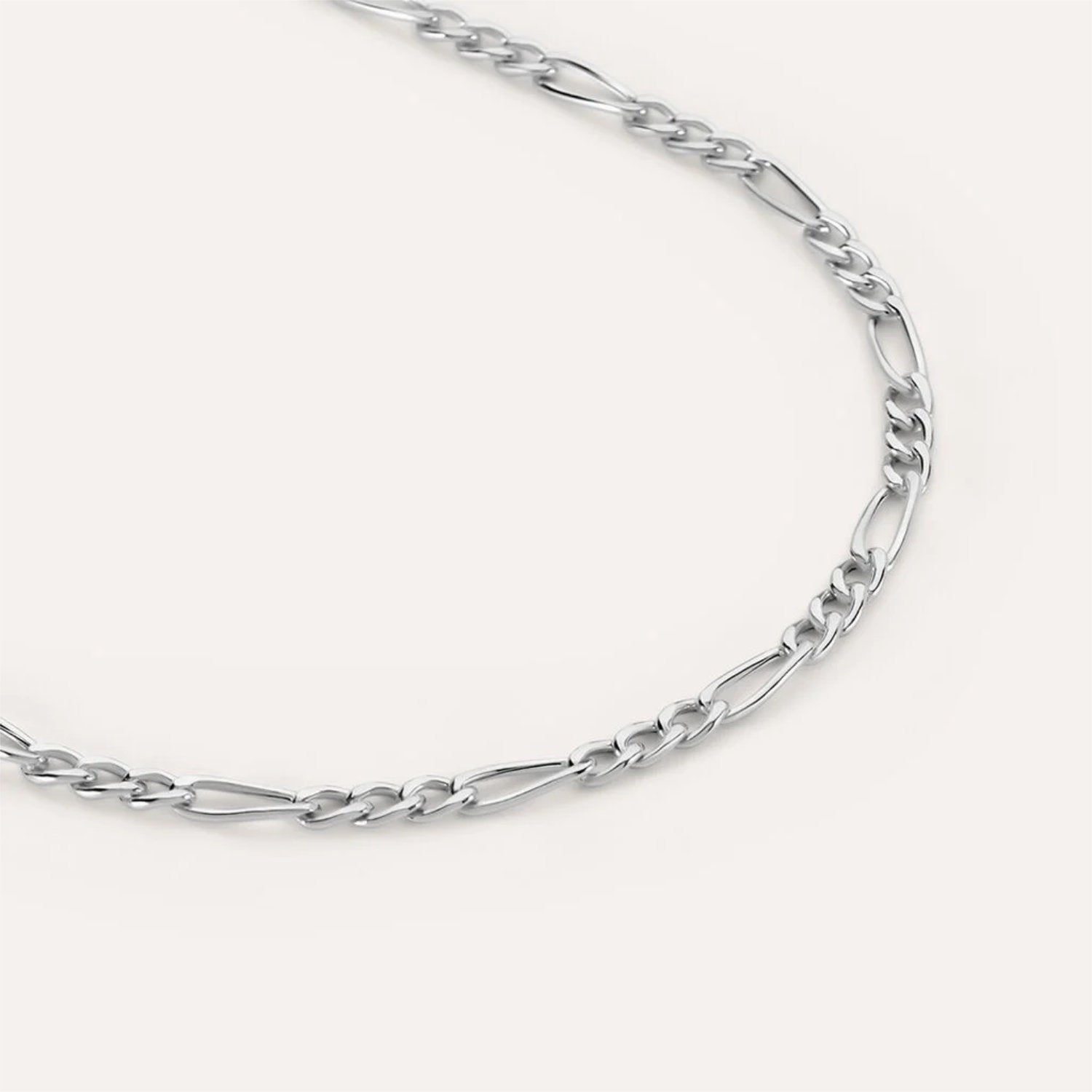 Stroili - Bracciale Catena Alternata L'homme Or Oro Bianco