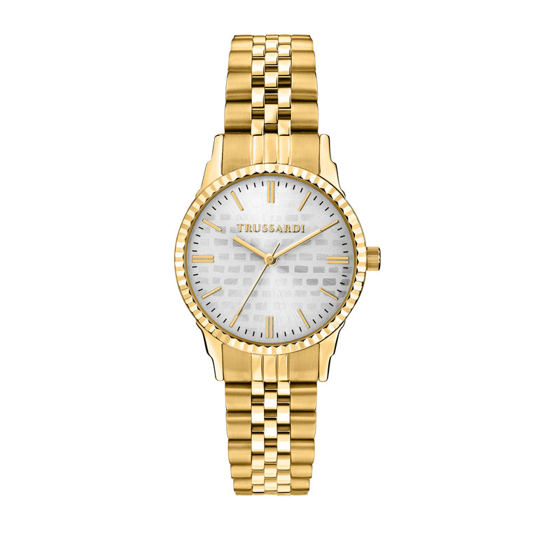 Trussardi - T-Bent 32mm Silver White Dial